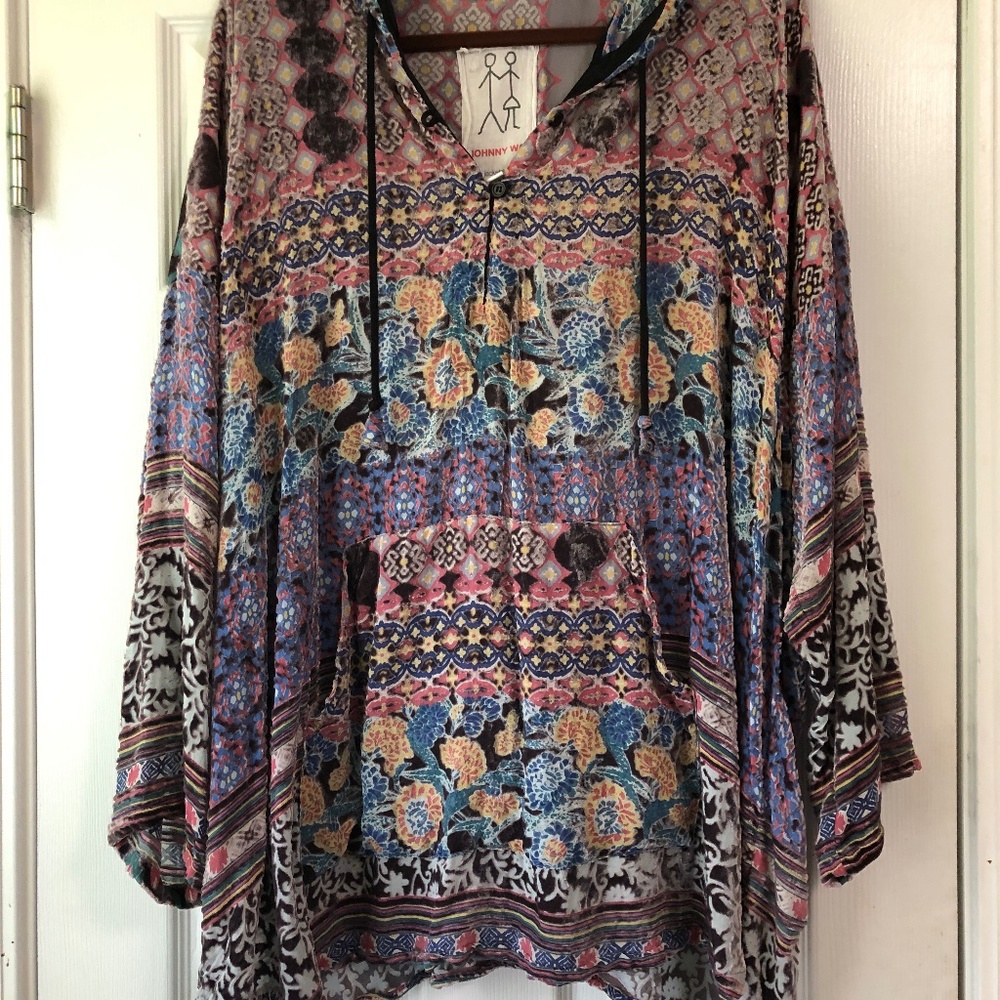 Johnny Was Multicolor Floral top